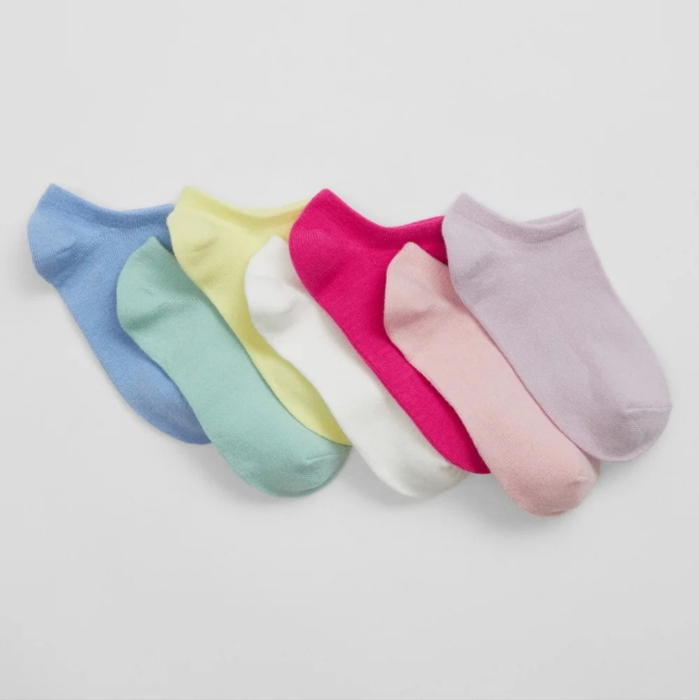 👀50% OFF - NWT‼️GAP 10 Pairs of Girl's Coordinating No Show & Quarter Socks